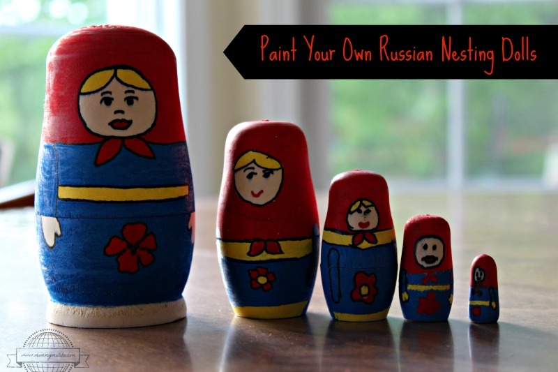 painting russian dolls